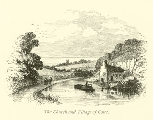 Die Kirche und das Dorf Cotes
