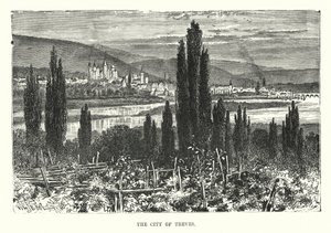 Die Stadt Trier (Gravur) von English School