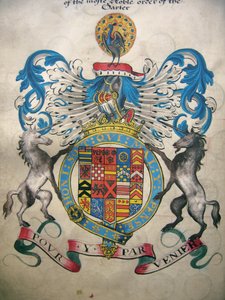 Das Wappen von Francis, 6. Earl von Rutland