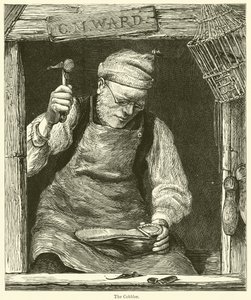 Der Schuster (Gravur) von English School