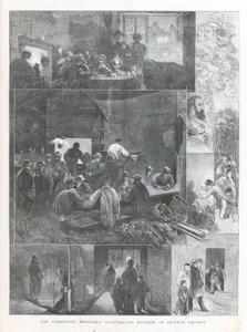 Die kommunistische Flüchtlings-Kooperative Küche in Newman Passage von English School
