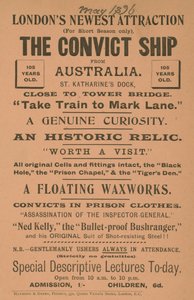 Das Sträflingsschiff aus Australien von English School