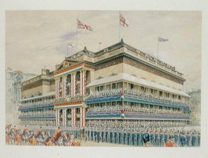Die Krönungsprozession von König George V. von English School