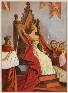 Die Krönung von Königin Victoria von English School