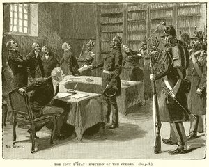Der Staatsstreich: Räumung der Richter von English School
