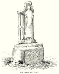 Das Kreuz von Cashel (Gravur) von English School