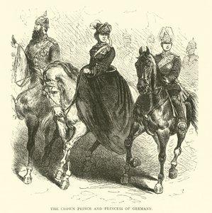 Der Kronprinz und die Kronprinzessin von Deutschland, März 1871 von English School