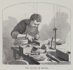 Der Cutter oder Snyder (Gravur) von English School