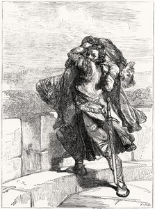 Der Tod von Conan im Jahr 1090 von English School
