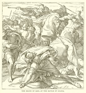 Der Tod Sauls in der Schlacht von Gilboa