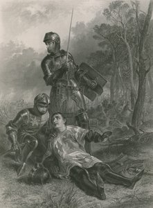 Der Tod des Earl of Warwick, König Heinrich VI von English School
