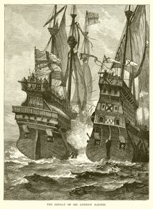 Die Niederlage von Sir Andrew Barton von English School