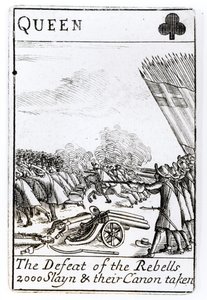 Die Niederlage der Rebellen in der Schlacht von Sedgemoor, 6. Juli 1685 von English School