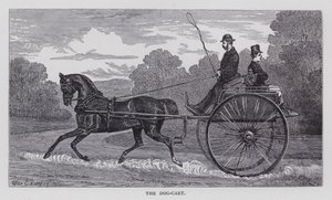 Der Hundewagen (Gravur) von English School