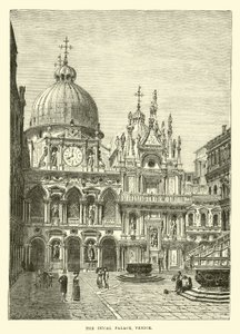 Der Dogenpalast, Venedig von English School