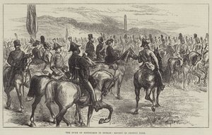 Der Herzog von Edinburgh in Dublin, Parade im Phoenix Park