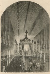 Der Herzog von Wellington aufgebahrt