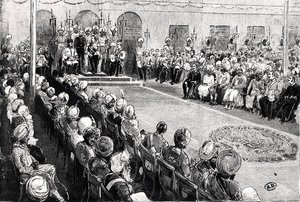 Der Durbar in Rawul Pindi