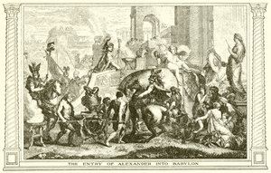 Der Einzug Alexanders in Babylon