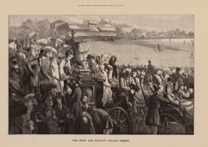 Das Eton und Harrow Cricket Match von English School