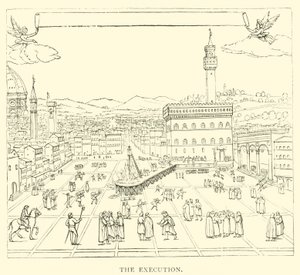 Die Hinrichtung (Stich) von English School