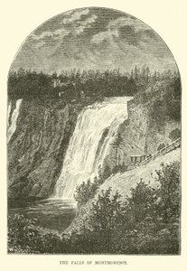 Die Wasserfälle von Montmorenci von English School