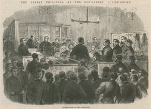 Die Fenian-Gefangenen am Bow Street Magistrates