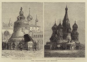 Die Feierlichkeiten in Moskau (Stich)