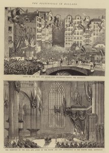 Die Festlichkeiten in Holland (Stich) von English School