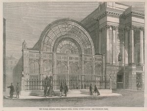 Die Blumenarkade, Royal Italian Opera House, Covent Garden von English School