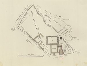 Der Entwurf der Gründer (Gravur) von English School