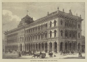 Das Hauptpostamt, Sydney, New South Wales (Gravur) von English School