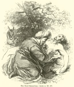 Der barmherzige Samariter, Lukas, x, 25, 37