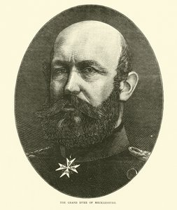 Der Großherzog von Mecklenburg, September 1870 von English School
