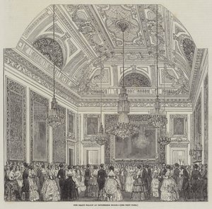 Der große Salon im Devonshire House von English School