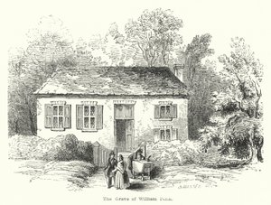 Das Grab von William Penn (Stich) von English School