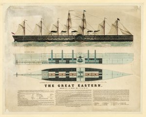 Die Great Eastern, veröffentlicht ca. 1859