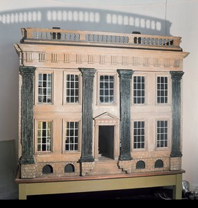 Das Große Haus Englisches Puppenhaus, ca. 1750, vermutlich aus Cheshire oder Lancashire