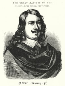 Die großen Meister der Kunst, David Teniers, der Jüngere (Stich) von English School