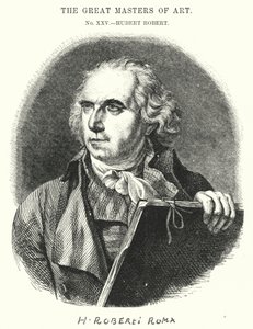Die großen Meister der Kunst, Hubert Robert (Gravur) von English School