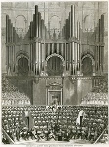 Die Große Orgel in der Royal Albert Hall von English School