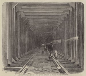 Die Große Victoria-Brücke, Ansicht des Inneren, wie sie jetzt fertiggestellt ist