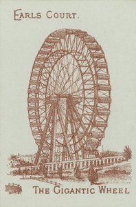 Das Große Rad, Earls Court, London von English School