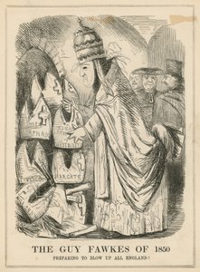 Der Guy Fawkes von 1850 von English School