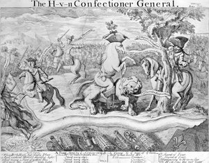 Der H- V- N Zuckerbäcker General, um 1743