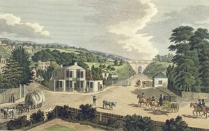 Der Highgate-Bogen vom Mauttor in Holloway