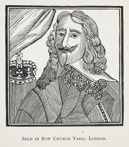 Die Geschichte des königlichen Märtyrers, König Karl I., Illustration aus Chap-books des achtzehnten Jahrhunderts von John Ashton, veröffentlicht 1882 von English School