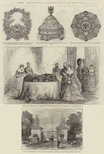 Die Kaiserkrönung in Moskau (Gravur)