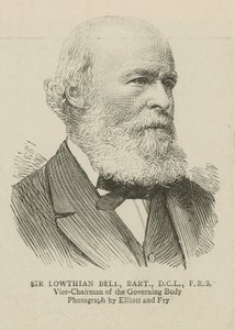 Das Imperial Institute: Sir Lowthian Bell, stellvertretender Vorsitzender des Leitungsgremiums von English School