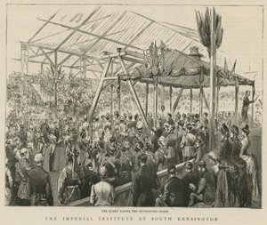 Das Imperial Institute: Die Königin legt den Grundstein